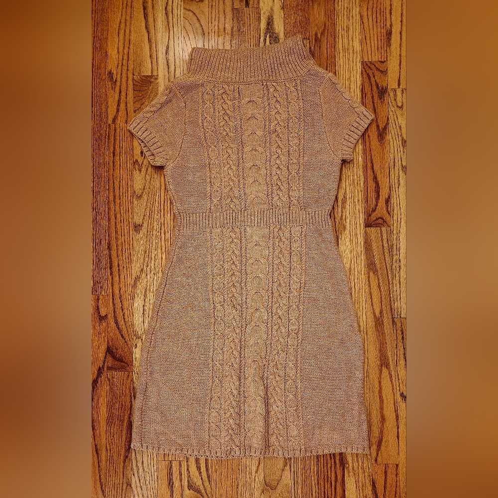 Cozy Brown Knit Dress By R&K Orginals Size: Small, Like-new